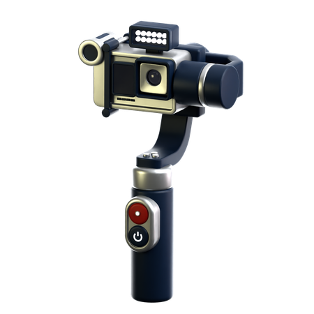 Go pro with Gimbal  3D Icon