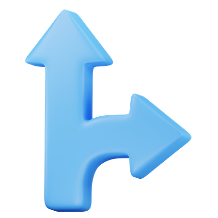 Go Right Arrow  3D Icon