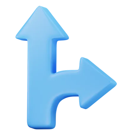 Go Right Arrow  3D Icon