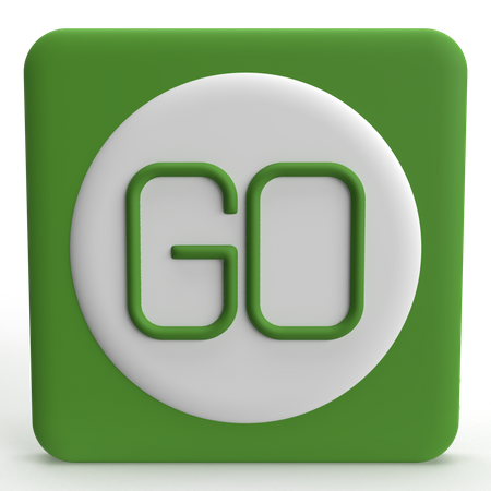 Go Sign  3D Icon