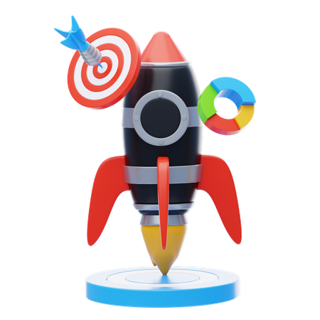 Go-To-Market Strategy  3D Icon