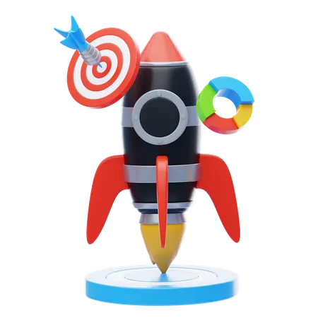 Go-To-Market Strategy  3D Icon