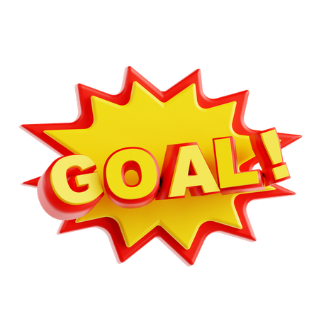 Goal  3D Icon