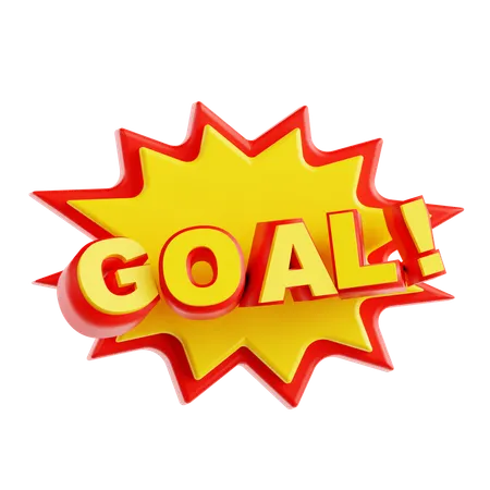 Goal  3D Icon