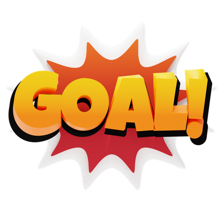 Goal  3D Icon