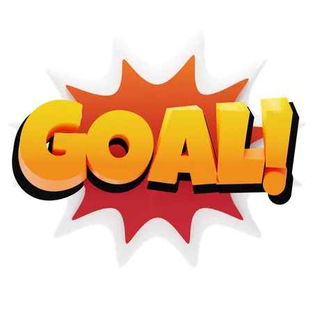 Goal  3D Icon