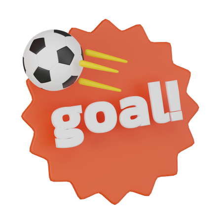 Goal  3D Icon