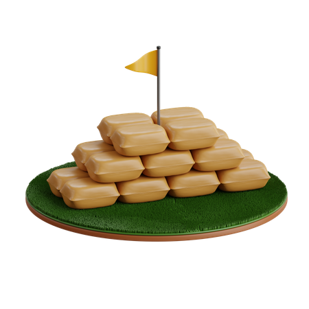 Goal  3D Icon