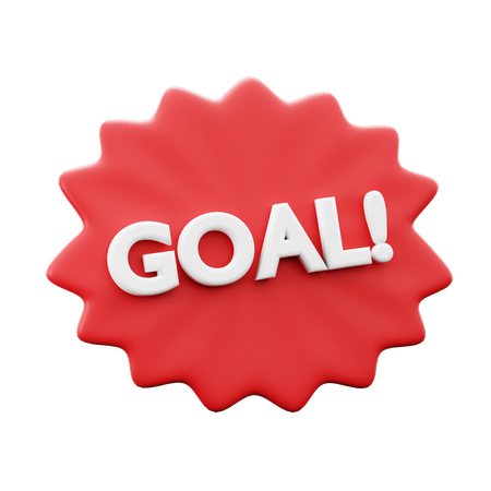 Goal  3D Icon