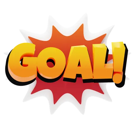 Goal 3D Icon