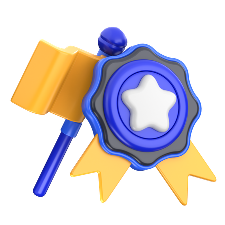 Goal Achivement  3D Icon