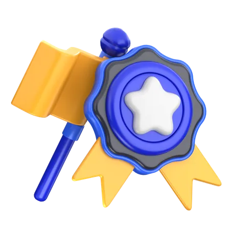 Goal Achivement  3D Icon