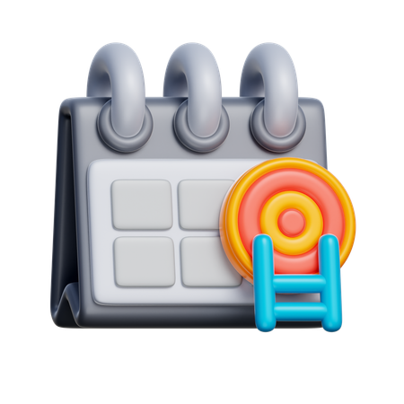 Goal Deadline  3D Icon