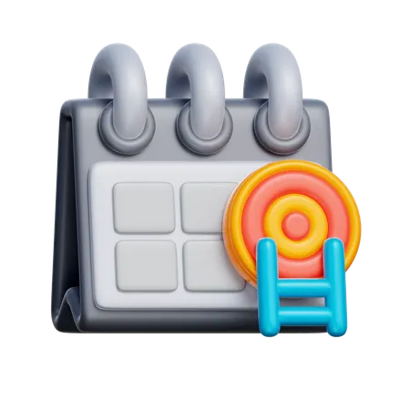 Goal Deadline  3D Icon