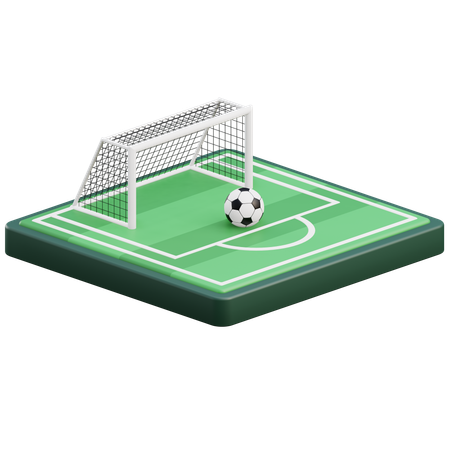Goal Field  3D Icon