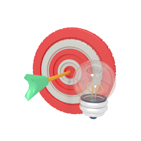 Goal Idea  3D Icon