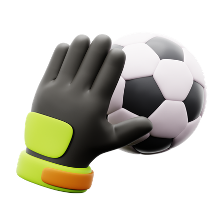 Goal Keeper Ball  3D Icon