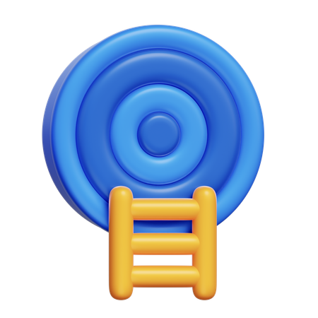 Goal Ladder  3D Icon