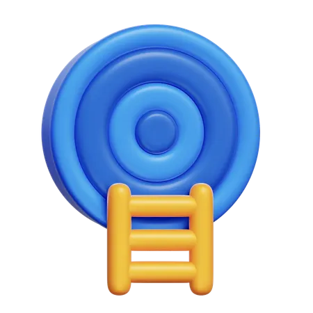 Goal Ladder  3D Icon