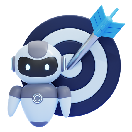 目標指向型ボット  3D Icon