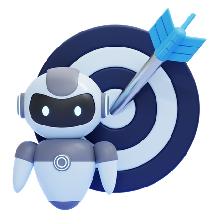 Goal-Oriented Bot  3D Icon