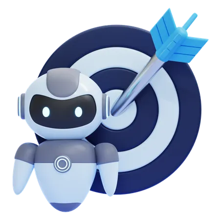 Goal-Oriented Bot  3D Icon
