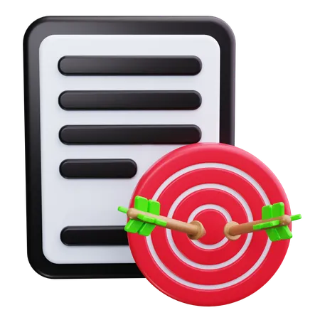 Goal Setting  3D Icon