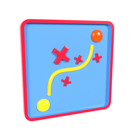 Goal Strategy  3D Icon