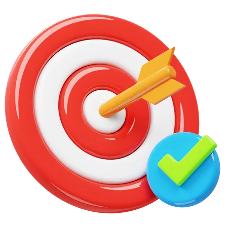 Goal Target  3D Icon