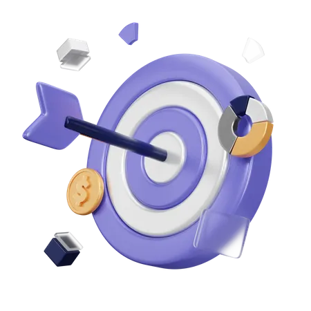 Goal Target  3D Icon