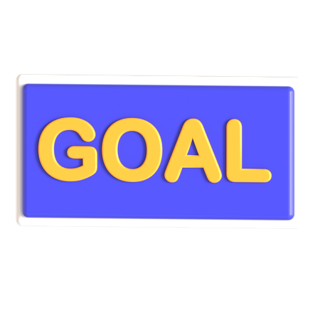 Goal Target  3D Icon