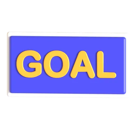 Goal Target  3D Icon