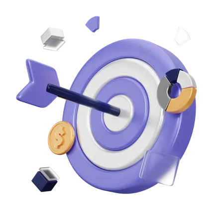 Goal Target  3D Icon