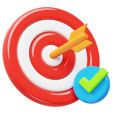 Goal Target  3D Icon