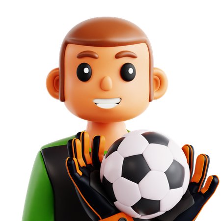 Goalkeeper  3D Icon