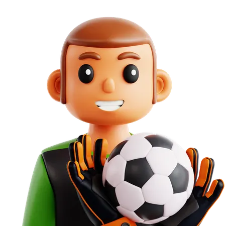 Goalkeeper  3D Icon