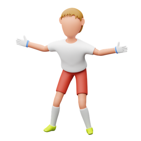 Goalkeeper  3D Icon
