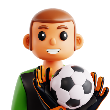 Goalkeeper  3D Icon