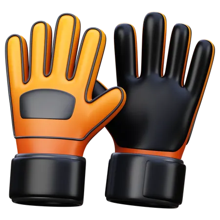 Goalkeeper Gloves  3D Icon