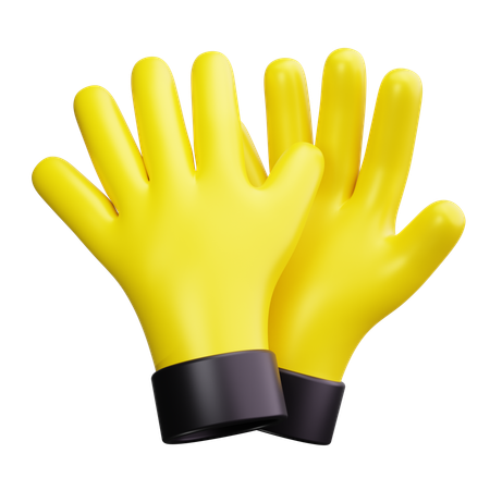 Goalkeeper Gloves  3D Icon