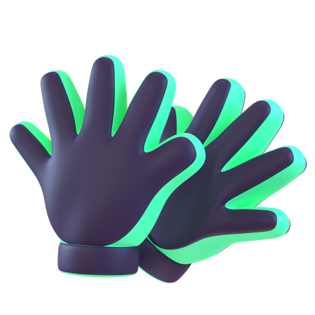 Goalkeeper Gloves  3D Icon