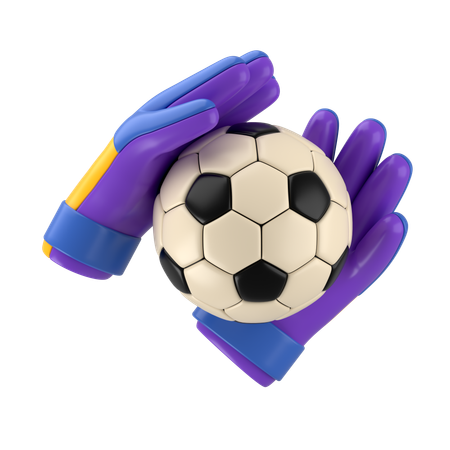 Goalkeeper Save  3D Icon