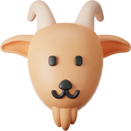 Goat Emoji 3 D Icon 3D Icon