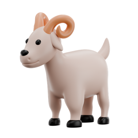 염소  3D Icon