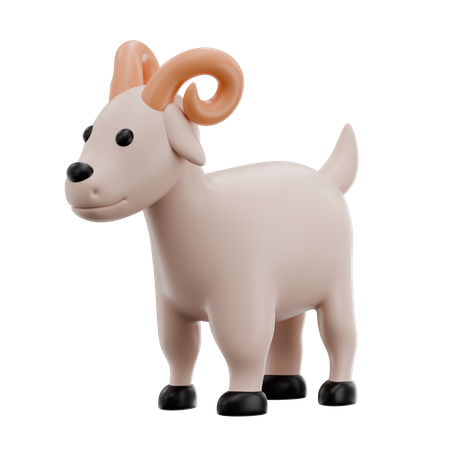 Goat  3D Icon