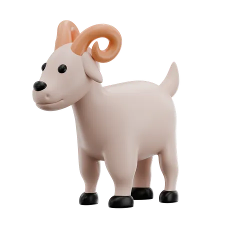 Goat  3D Icon