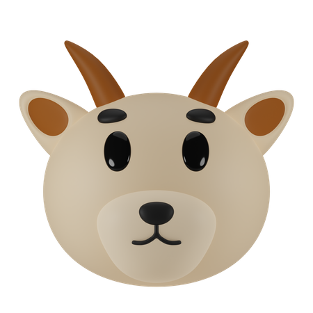 Goat  3D Icon