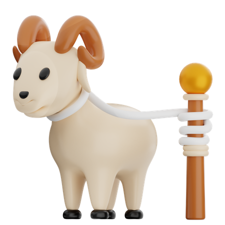 Goat  3D Icon