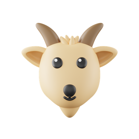 Goat 3D Icon