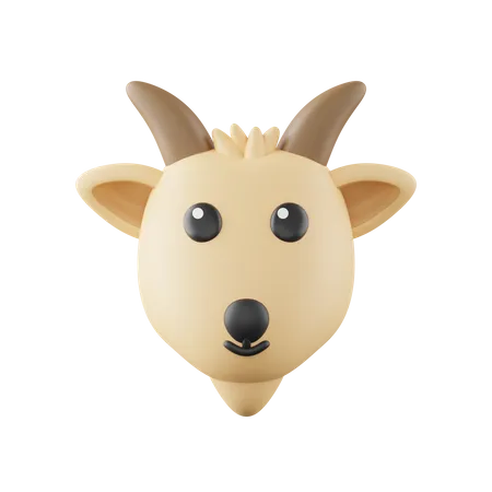 Goat 3D Icon